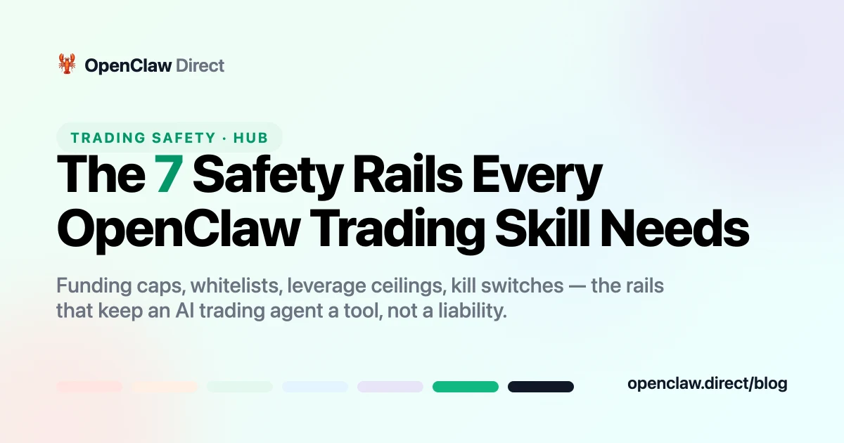 The 7 Safety Rails Every OpenClaw Trading Skill Needs