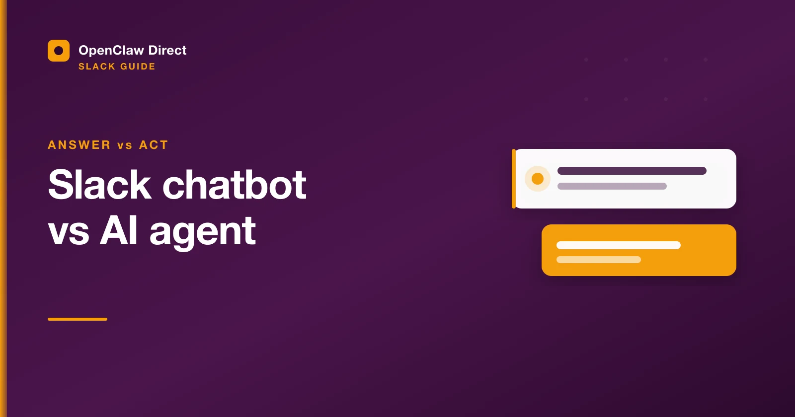 Slack Chatbot vs AI Agent: What's the Difference?